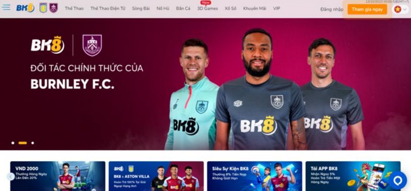 BK8 có giao diện đẹp mắt được đánh giá thân thiện